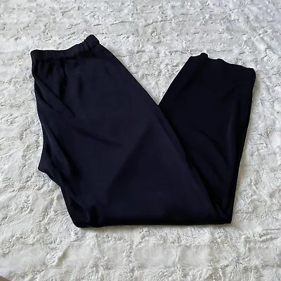 Exclusively Misook Women's Size Large Black Pull On Acrylic Pants • $22.09