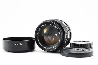 【Exc-】MINOLTA MC ROKKOR-PG 50mm F/1.4 MF Lens Japan 0319 3449 • $34.40