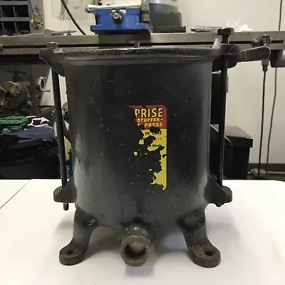 Vintage 6/8 Quart ENTERPRISE SAUSAGE STUFFER Press Main Body Cast Iron Tub/Tank • $29.95