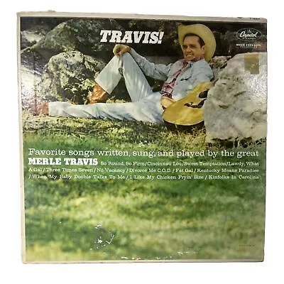 Merle Travis Travis! Carial Records T 1664 Vinyl Lp • $4.88