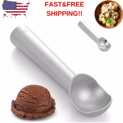 Ice Cream Scoop Aluminum Thickening Handle Ergonomic For Hard Ice Cream Metal US • $13.21