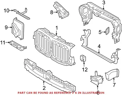 Genuine OEM Brake Air Duct For BMW 51747421686 • $40.77