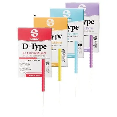 SEIRIN Acupuncture D Type 100 Pieces Needles (No Acupuncture Tube) Japan • $36
