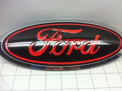 Ford F150 Emblem Overlay Decal 2015 2016 2017 2018 2019 2020             FX4 RED • $45