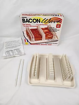  Bacon Wave  Microwave Bacon Cooker As Seen On TV Cooks 14 Slices • $12