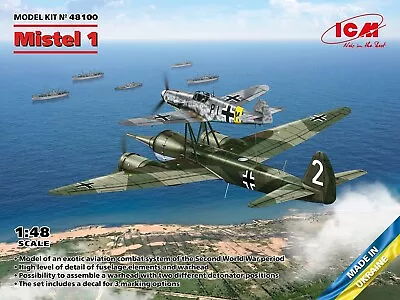 ICM 48100 WWII German Composite Aircraft Mistel 1 1/48 • $57.03