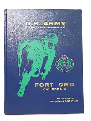 U.S. Army Yearbook Fort Ord California HQ Company 1st Battalion 1st Brigade 1973 • $30