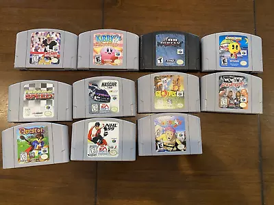 N64 Games Lot • $91