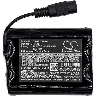  P3-XS  Equipment Survey Test  Battery For Minelab  Sovereign XS  3400mAh 11.1V • $34