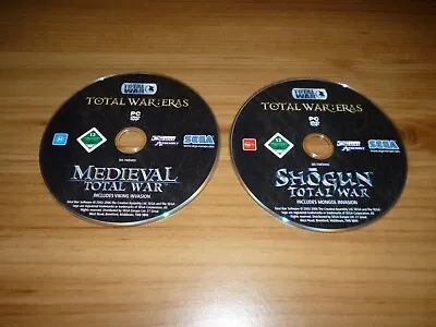 2 X Total War Games For PC Shogun Total War And Medieval Total War (Discs Only) • £3.95