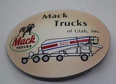 Vtg Mack Trucks Of Utah Inc. Belt Buckle By Leather Expressions. • $16.65