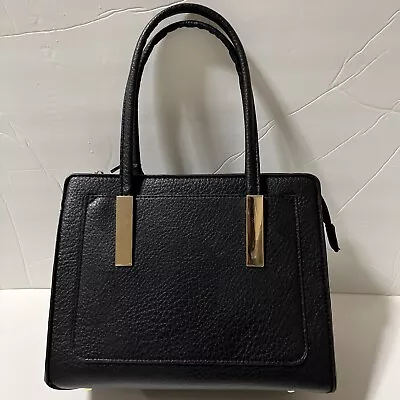 La Terre Fashion Woman’s Handbag Small  Black W/Gold. New With Tag. • $49.99