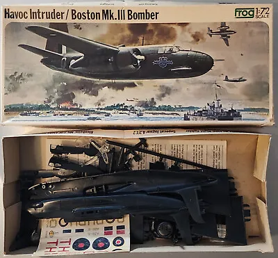 FROG 1/72sc WW II RCAF & RAAF Douglas A-20 HAVOC/BOSTON Mk.III Kit New Open Box • $10