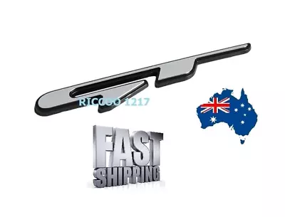 GT Badge For Peugeot KIA Black & Chrome ABS 10.5 X 1.7cm For KIA GT Line • $18.95