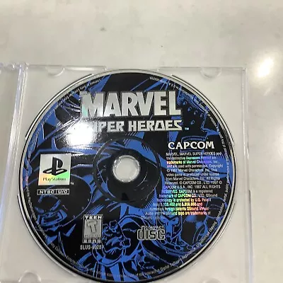 Marvel Super Heroes (Sony PlayStation 1 1997)  PS1 Disc Only TESTED! • $37.95