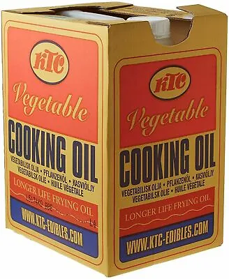 KTC Vegetable Cooking Oil 20L - Caterers Pack 20 Litres (cardboard Outer) • £41.99