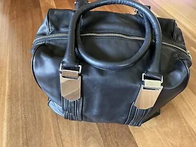 $65 • Buy Oroton Large Black Leather Bag