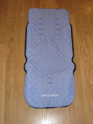 £44 • Buy Maclaren Major Elite Seat Liner In Navy/soft Blue