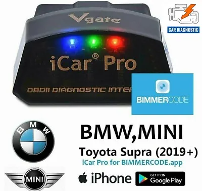 £25.19 • Buy Vgate ICar Pro WiFi BIMMERCODE Coding For BMW IOS Andriod OBD2 ELM327 Diagnostic