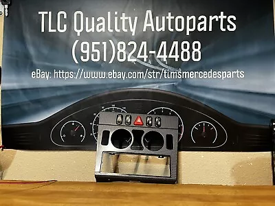 1998-2000 Mercedes-Benz W202 Sport Carbon Fiber Center Dash Trim C230 C280 *Read • $29