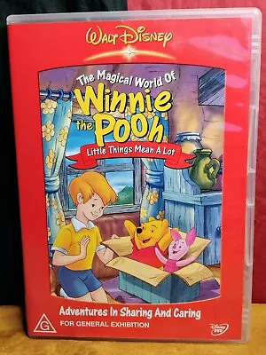 The Magical World Of Winnie The Pooh - Little Things Mean A Lot (DVD R4 2003) • £7.48