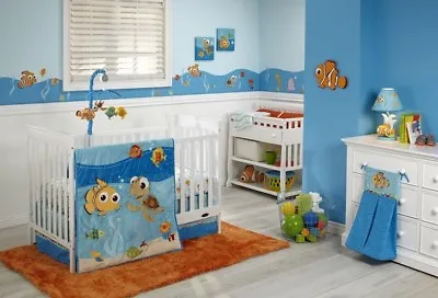 Disney Nemo 4 Piece Crib Bedding Set • $92.99