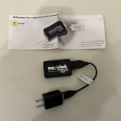 MagicJack Go K1103 Unit With Telephone/AC Adapter Calling Phone Service Device • $17