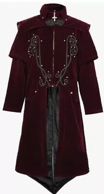 Apocrypha Men's Steampunk Jacket Gothic Renaissance Size XL Fits Like A Large • $59.99