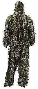  Outdoor Camo Ghillie Suit 3D Leafy Camouflage Height 5.9-6.2 Ft Leafy Green • $38.47