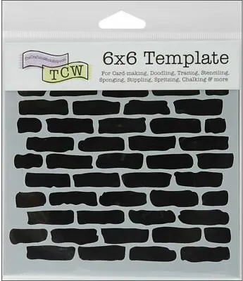 Crafter's Workshop Template 6 X6 -Bricks -TCW6X6-191 • £9.50