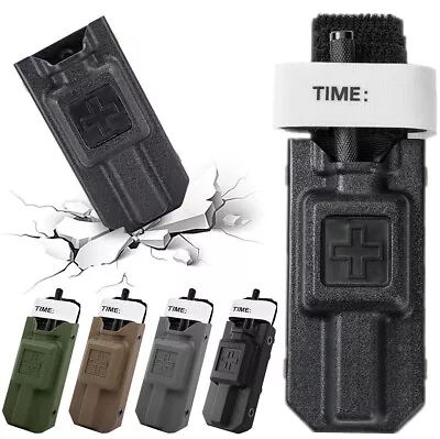 Tactical CAT Tourniquet TQ Holder For Duty Belt Fits Molle Equipment Police Gear • $7.99