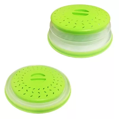 Silicone Folding Collapsible Microwave Cover Splatter Screen Pop Up  • $8.99