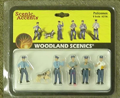 O Scale POLICEMEN Woodland Scenics People 2736 • $21.99