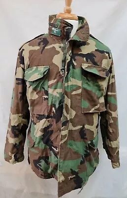 £79.95 • Buy US Army Issue Woodland Cold Weather M65 Combat Jacket + Liner Medium Reg #13