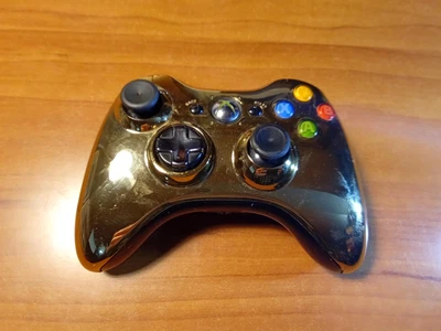 $34.99 • Buy OEM Microsoft Xbox 360 Special Edition Chrome Series Controller - Gold *TESTED*