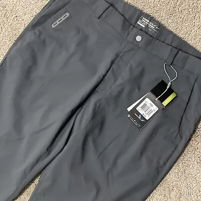 NWT Nike Golf Dri-Fit Flat Front Gray Golf Pants Men's Size 36x30 • $29.99