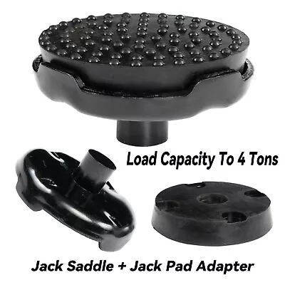 Floor Jack Saddle Rubber Pad Point Fit 4 Ton Jacks Adapter Lifting Protector • $23.99