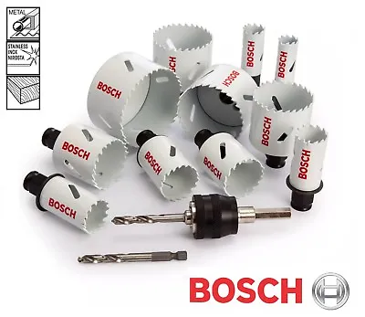 £12.25 • Buy Bosch QUICK CHANGE Release Hole Saw Cutter Bit HSS Bi-Metal Wood Plastic Holesaw