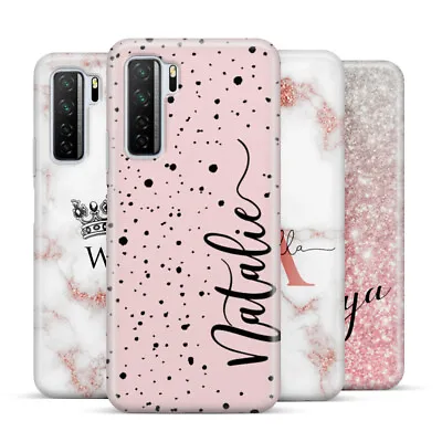 Personalised Phone Case Name Cover Marble Custom Cases For Huawei P40 P30 P20 • £5.99