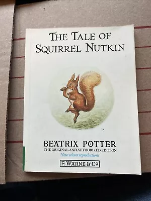 The Tale Of Squirrel Nutkin Beatrix Potter Vintage Paperback Book 1987 • $5