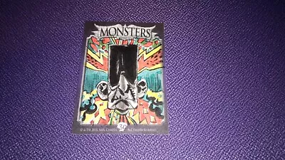 2018 Lowell Isaac MONSTERS Sketch Card Neil Camera's GPK Wacky Packages Artist • $45