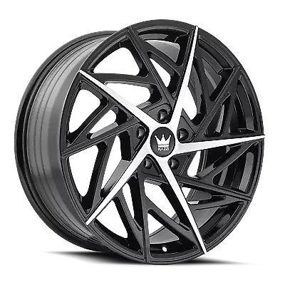 18x8 Mazzi 377 Freestyle Gloss Black/Machined Wheel 5x120 (35mm) • $191.25