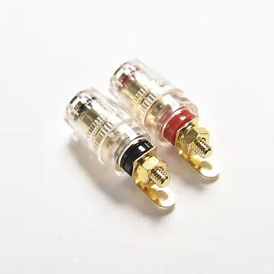 £4.44 • Buy 2X Amplifier Speaker Terminal Binding Post Banana Plug Jack Socket Connector  Sf