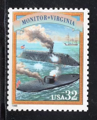 2975a * MONITOR * VIRGINIA * CIVIL WAR **  U.S. Postage Stamp MNH • $1.19