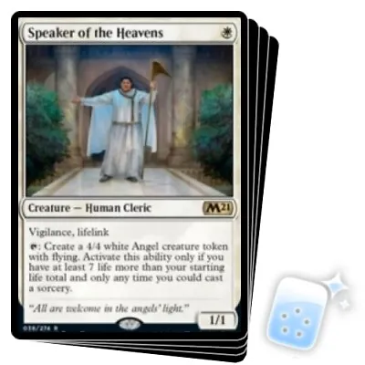 SPEAKER OF THE HEAVENS X4 Core Set 2021 M21 Magic MTG MINT CARD • $7.19