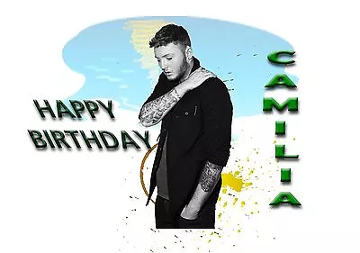 JAMES ARTHUR   - Personalised Birthday Greeting Card A5 • £3.25