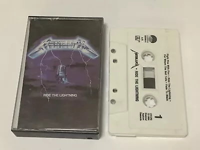 Ride The Lightning By Metallica (Cassette Tape -1987 Elektra (Label)) • $24.99