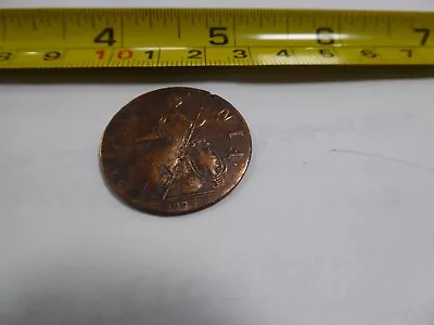 1775 George Iii Halfpenny Contemporary Forgery • £5