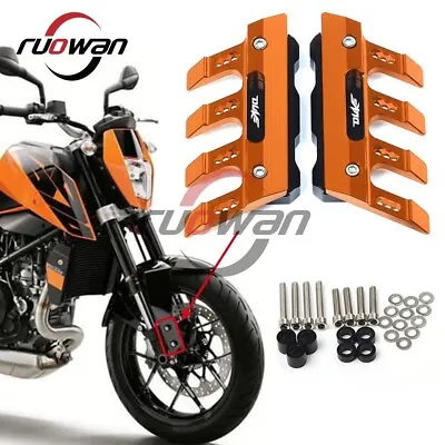 KTM DUKE 125 200 390 690 790 Front Fork Protector Fender Slider Guard Mudguard • $72.59