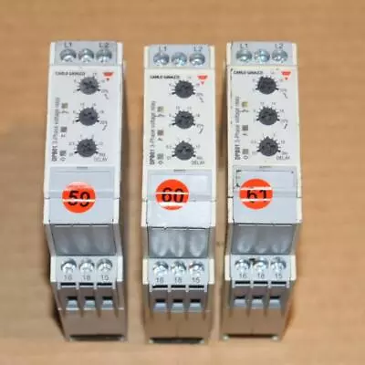 One Carlo Gavazzi DPB01CM48 Multifunctional Three-phase Voltage Monitoring Relay • $45.67